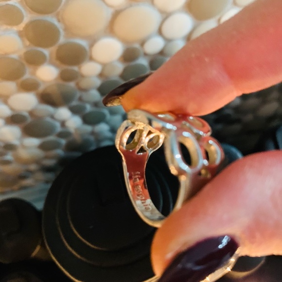 SOLD: Sterling Silver Ring size 8 - Picture 5 of 5